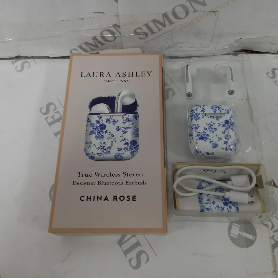 LAURA ASHLEY TRUE WIRELESS EARBUDS - CHINA ROSE