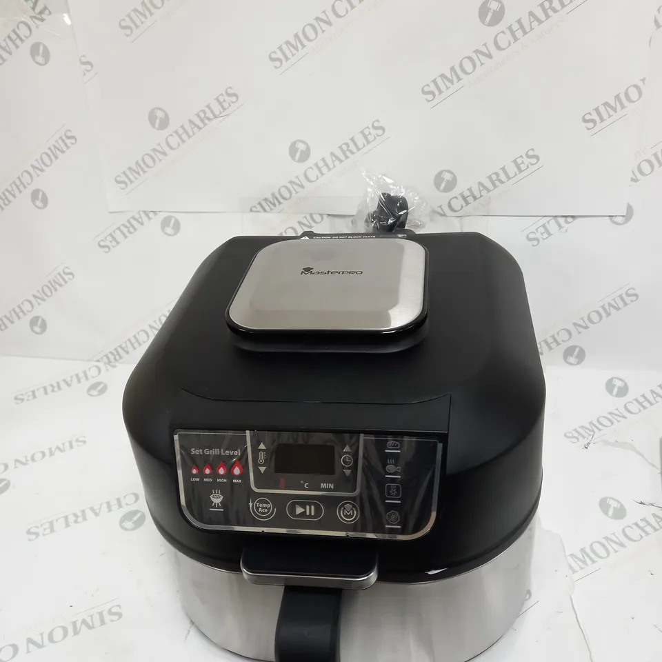 BOXED MASTERPRO KITCHEN ROBOT SMOKELESS GRILL AND AIR FRYER