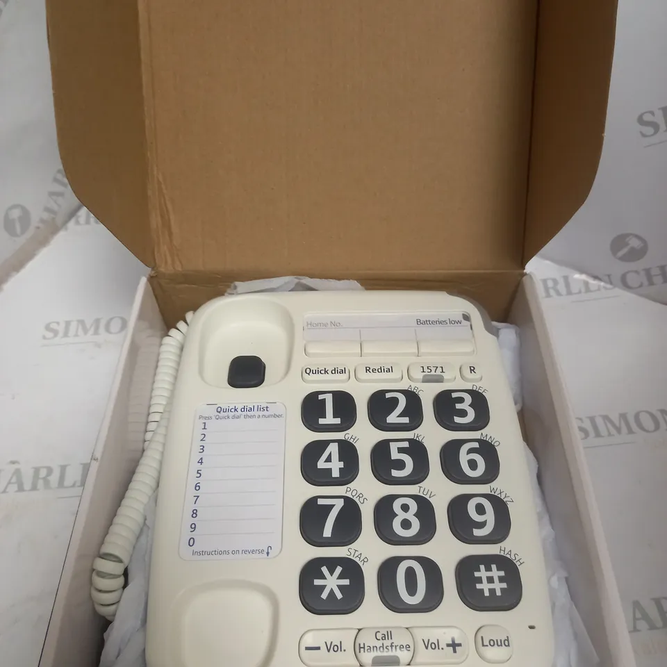 BT BIG BUTTON 200 HANDSFREE SPEAKER PHONE 