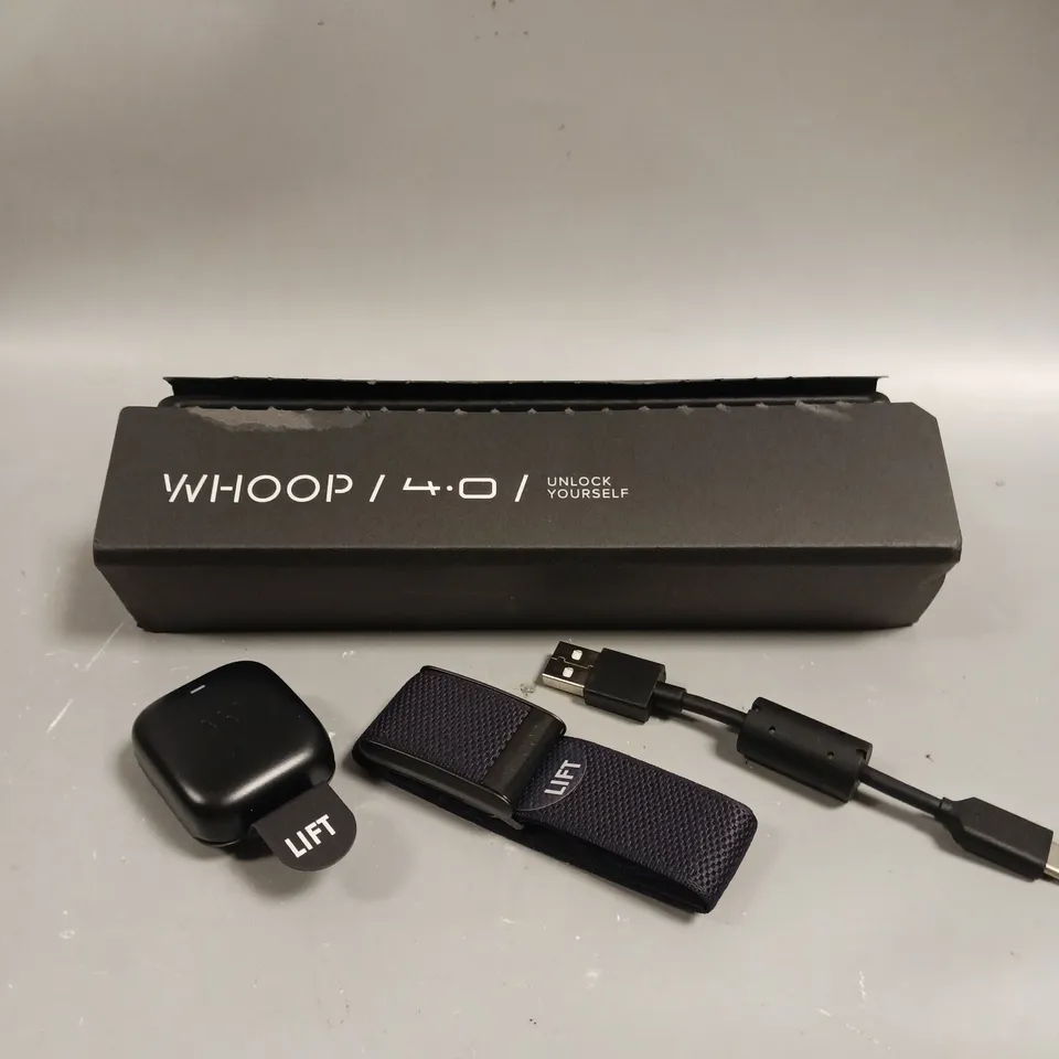 BOXED WHOOP 4.0 FITNESS TRACKING DEVICE 