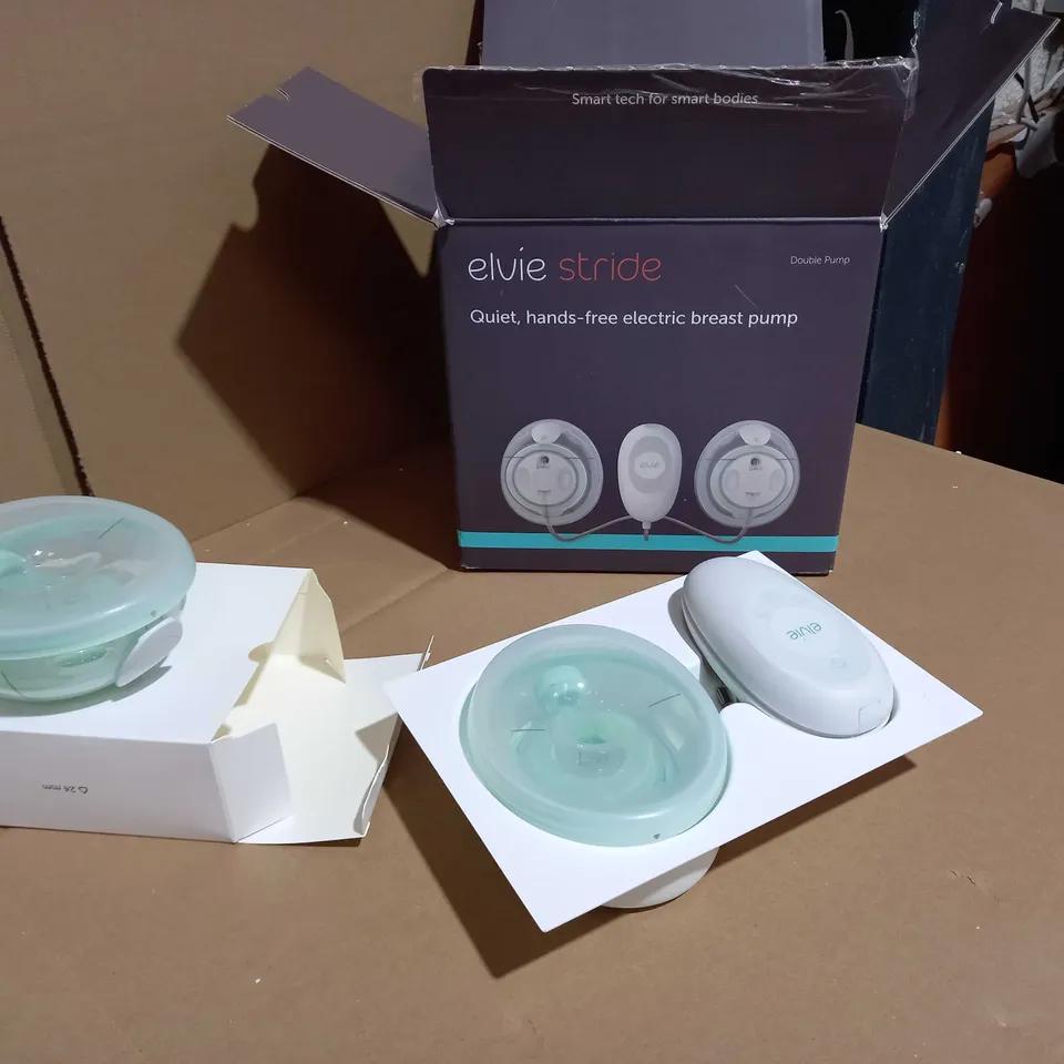 BOXED ELVIE STRIDE HANDS FREE ELECTRIC BREAST DOUBLE PUMP