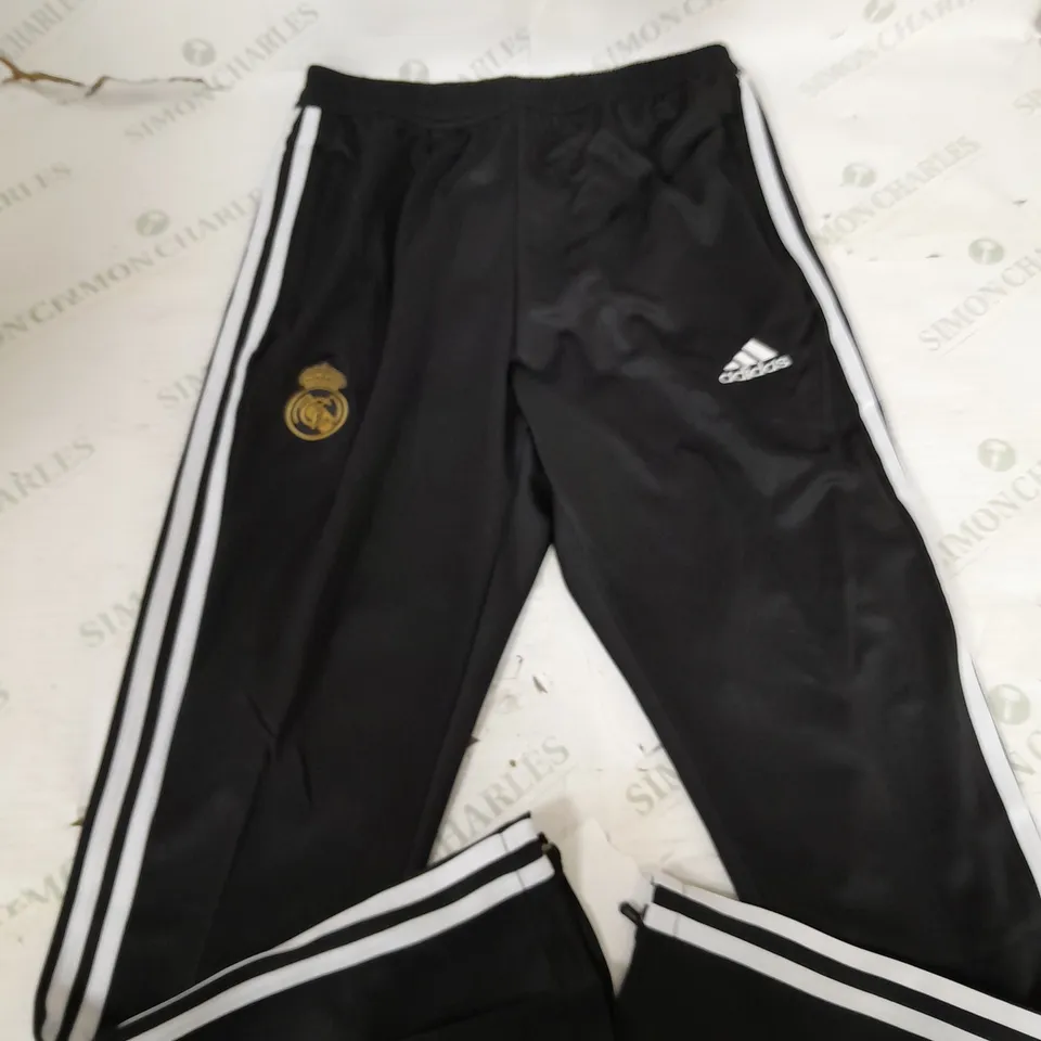 REAL MADRID ADIDAS TRACKSUIT BOTTOMS SIZE M