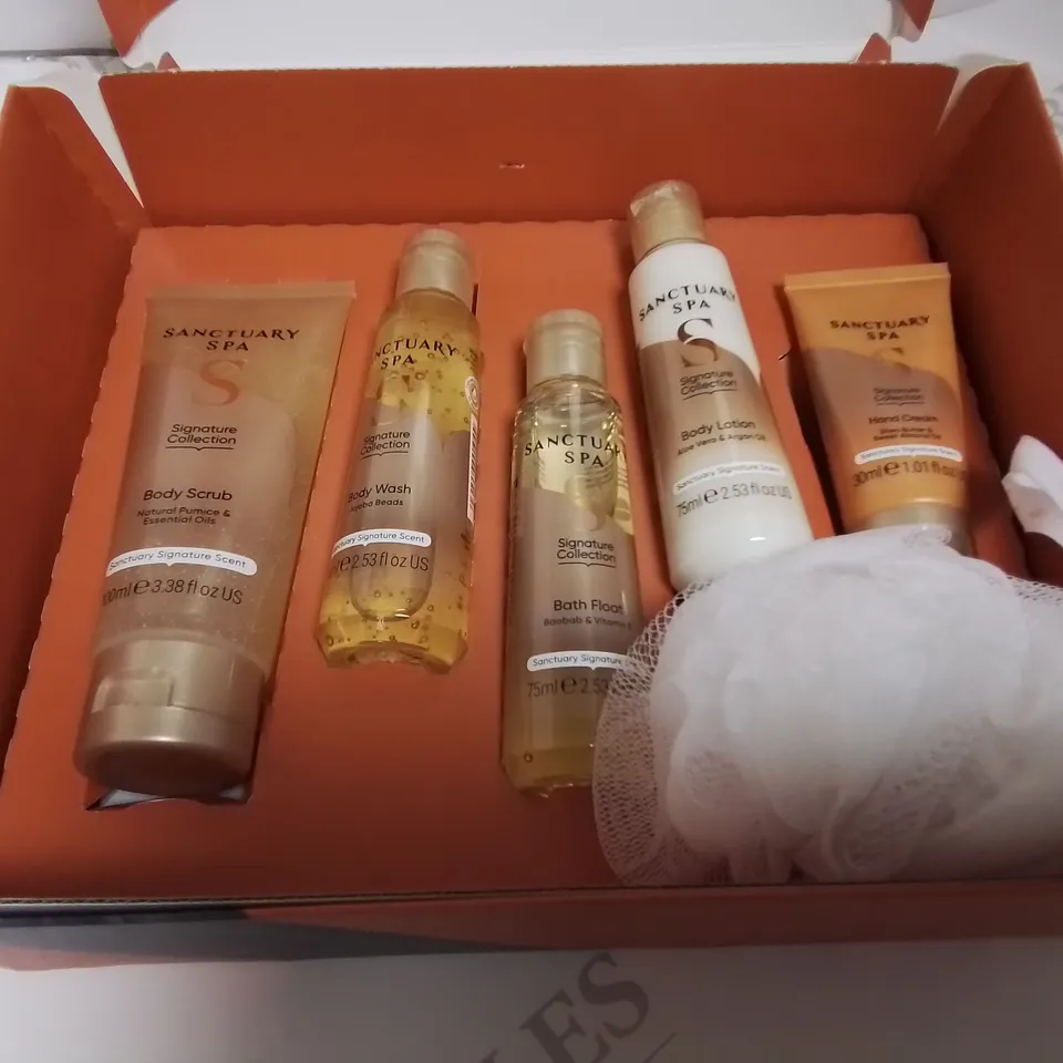 BOXED SANCTUARY SPA SIGNATURE PERFECT PAMPER PARCEL GIFT SET RRP £20