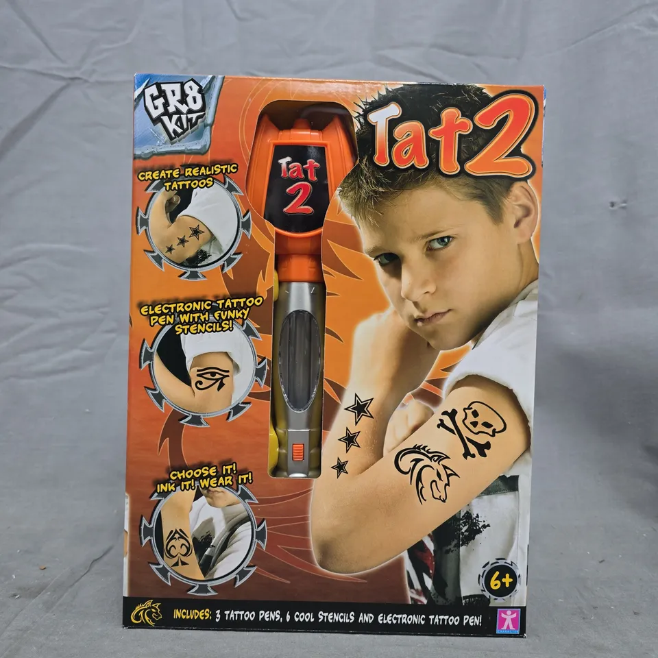 BOXED GR8 KIT TAT2 TATTOO PEN RRP £17.99