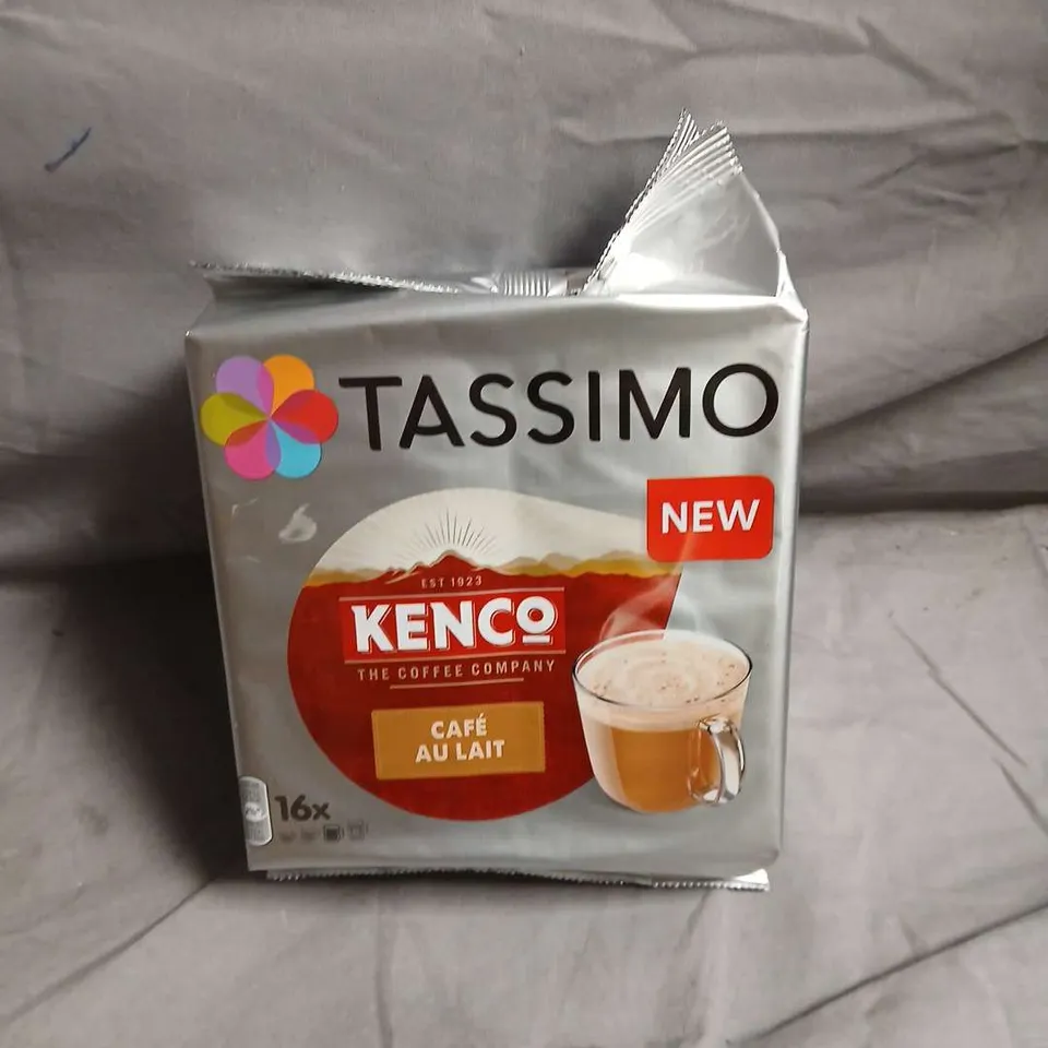 5 X TASSIMO KENCO CAFE AU LAIT COFFEE PACKS - 5 X 184G