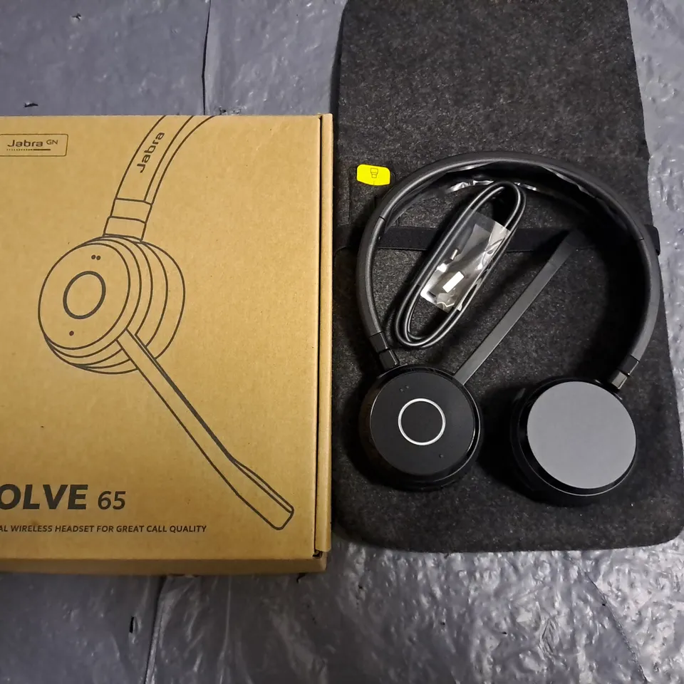 BOXED JABRA EVOLVE 65 WIRELESS HEADSET