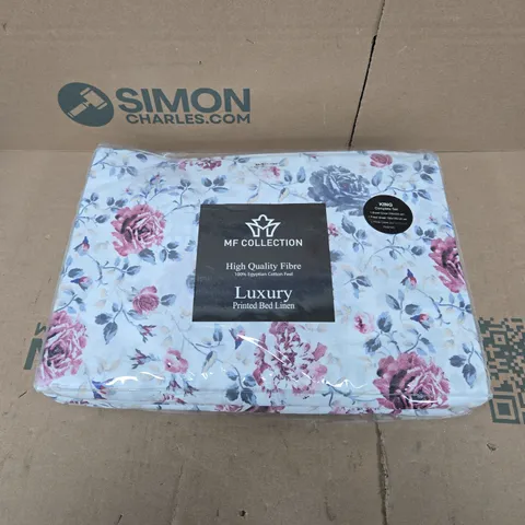 MF COLLECTION BED LINEN SET – DUVET COVER, FITTED SHEET & PILLOW CASES - KING 