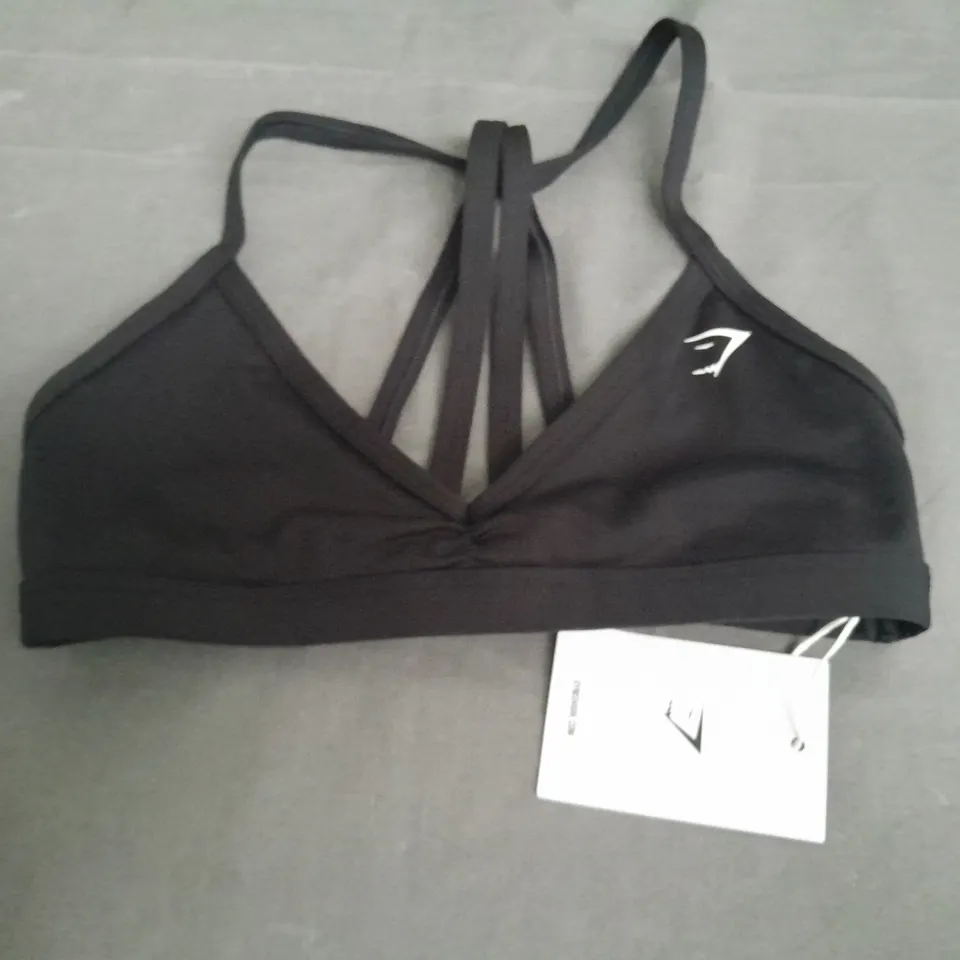 GYMSHARK MINIMAL SPORTS BRA - XS LOW SUPPORT