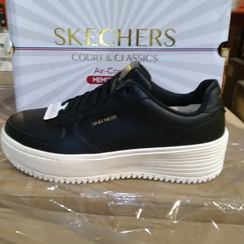 SKETCHERS WOMENS BLACK TRAINERS SIZE 7