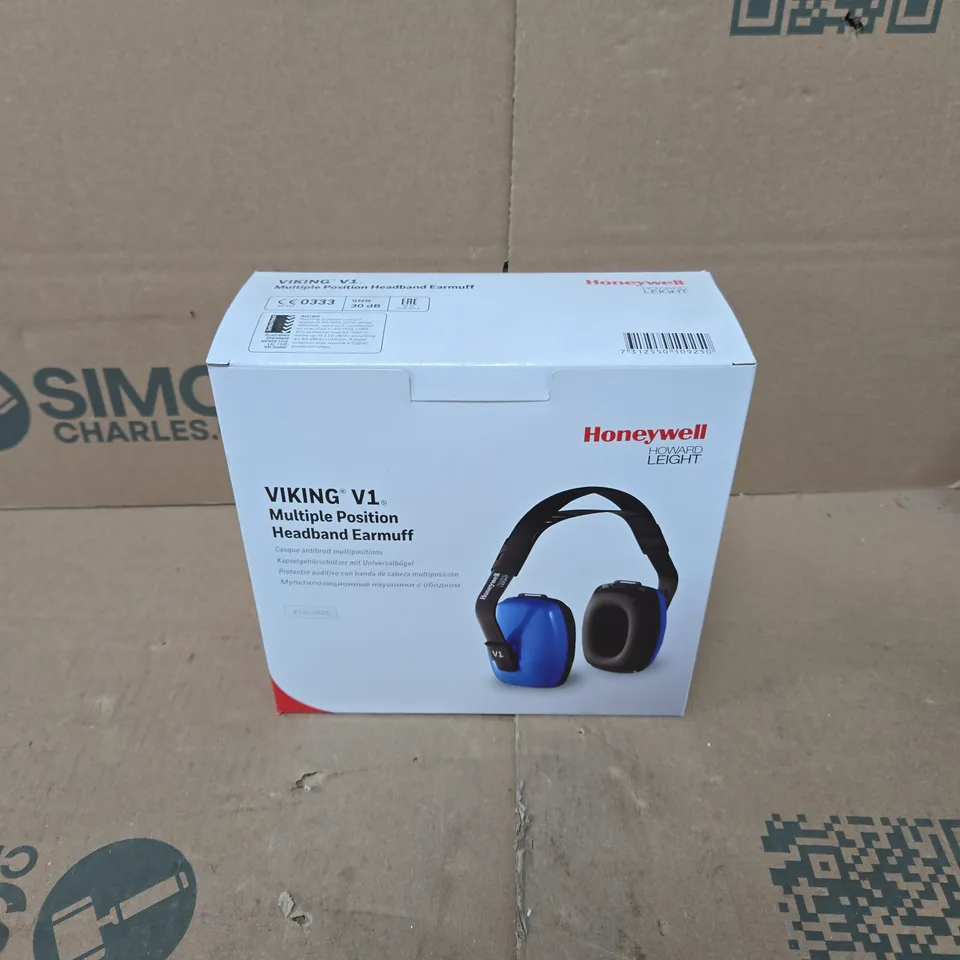 BOXED HONEYWELL VIKING V1 MULTIPLE POSITION HEADBAND EARMUFFS