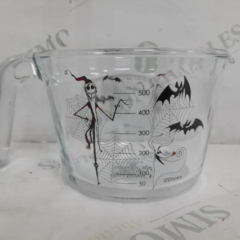 BOXED SET OF 4 DISNEY NIGHTMARE BEFORE CHRISTMAS GLASS JUGS - COLLECTION ONLY