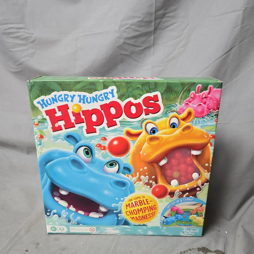 HASBRO HUNGRY HUNGRY HIPPOS BOARD GAME – BOXED