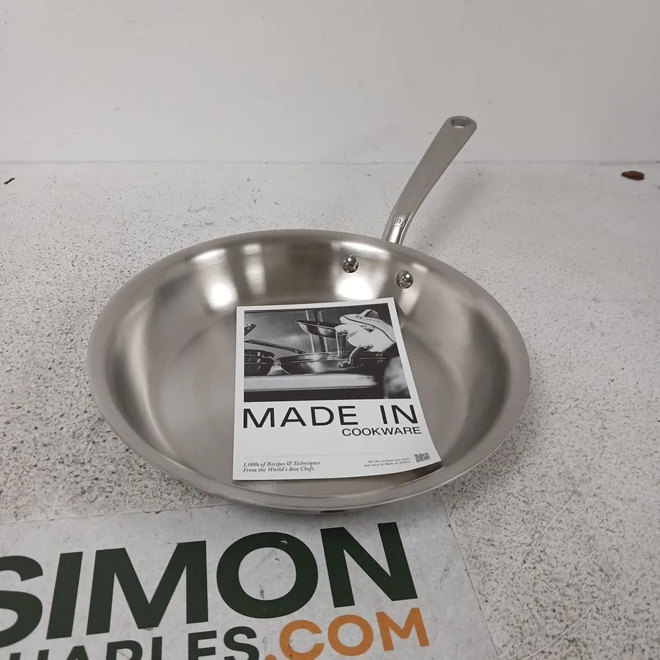 MADE IN COOKWARE FRYING PAN – STAINLESS STEEL, 10 INCH, MADE IN ITALY