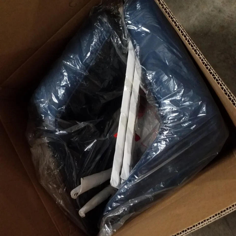 BOXED SET OF 2 AVERY DINING CHAIRS - SAPPHIRE BLUE VELVET