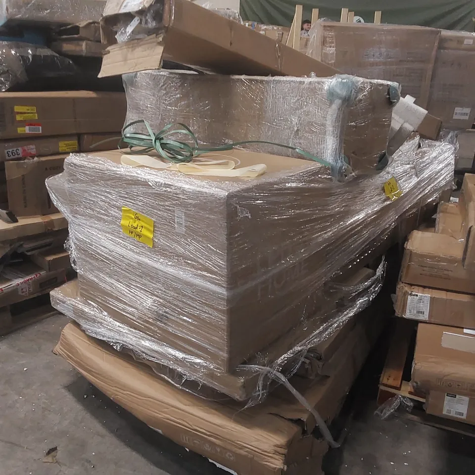 PALLET CONTAINING A LARGE QUANTITY OF ASSORTED FURNITURE PARTS ECT