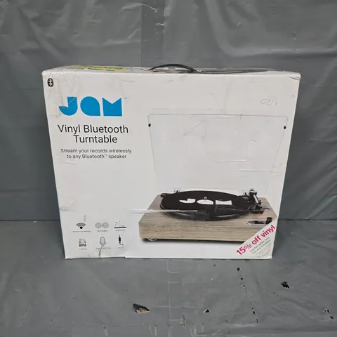 BOXED JAM VINYL BLUETOOTH TURNTABLE