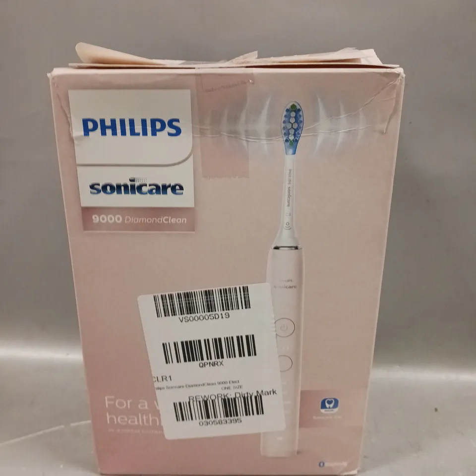 PHILIPS SONICARE DIAMONDCLEAN 9000 ELECTRIC TOOTHBRUSH, PINK, CHARGING TRAVEL CASE & APP - HX9911/53