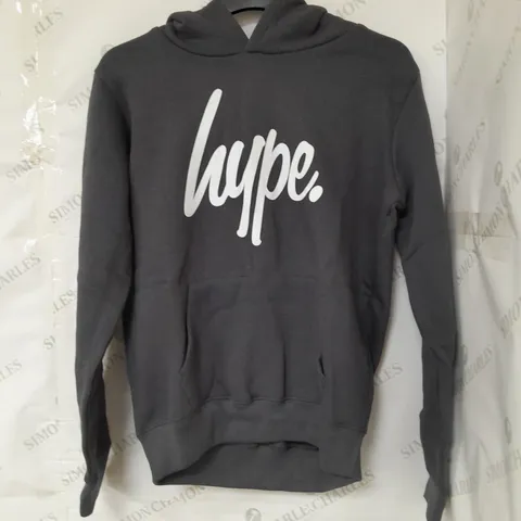 HYPE SCRIPT KIDS TRACKSUIT IN DARK GREY SIZE 14YEARS
