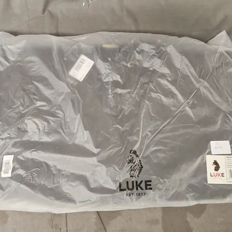 BAGGED LUKE HAT TRICK COAT INNER GILET IN BLACK SIZE LARGE