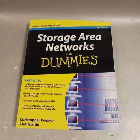 STORAGE AREA NETWORKS FOR DUMMIES