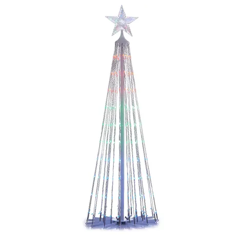 HOME STORIES INDOOR/ OUTDOOR MULTI FUNCTION COLOUR CHANGING STAR TREE