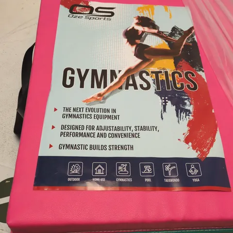 LARGE GYMNASTICS MAT (PINK, GREEN, NAVY) WITH HANDLES