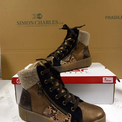 RIEKER TRAINER BOOT WITH MIX MATERIALS SIZE 3.5
