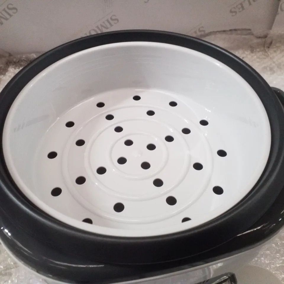 BOXED RUSSELL HOBBS LARGE WHITE RICE COOKER