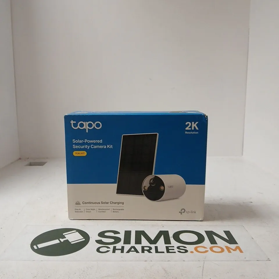 TP-LINK TAPO SOLAR-POWERED SECURITY CAMERA KIT – 2K RESOLUTION (BOXED)