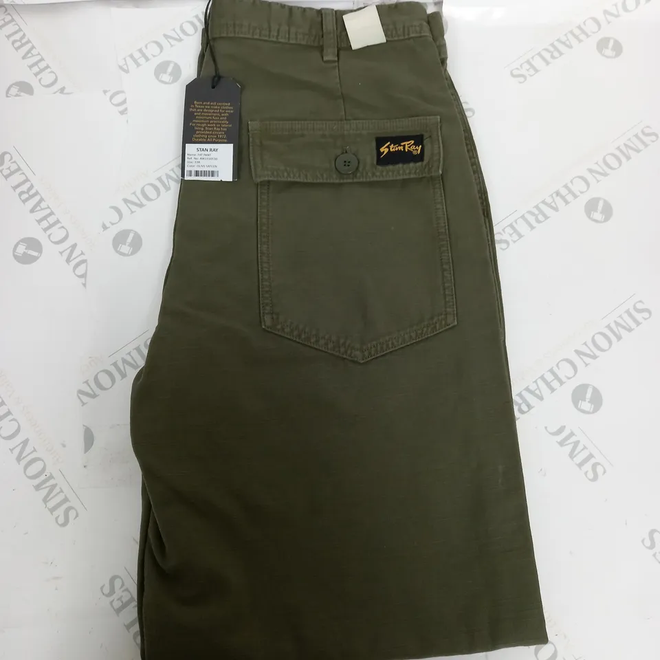 STAN RAY FAT PANT KHAKI TROUSERS SIZE 33R