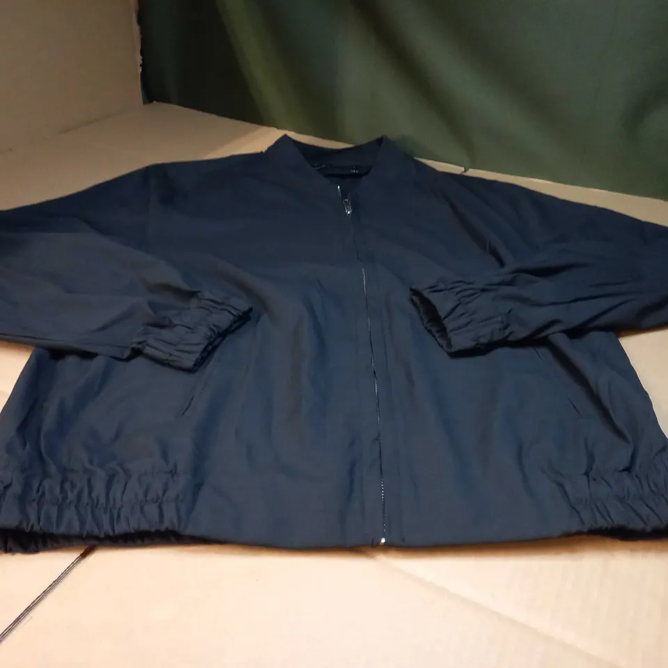 ASOS BLACK LIGHT WEIGHT BOMBER JACKET - XL