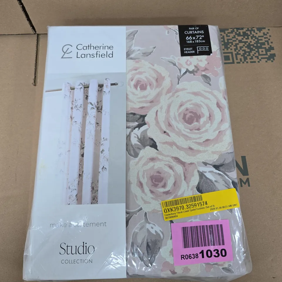 CATHERINE LANSFIELD STUDIO COLLECTION PAIR OF CURTAINS – 168 X 183 CM