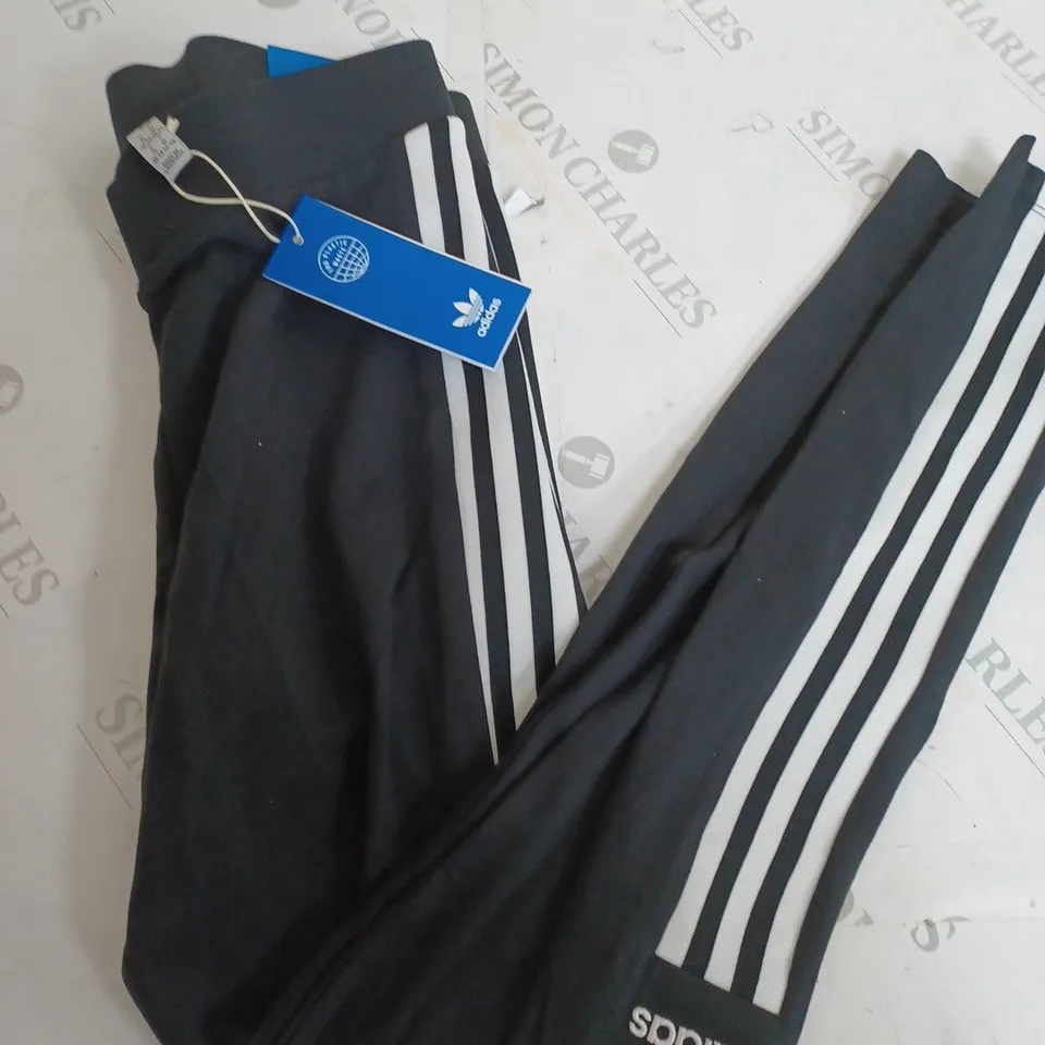 WOMENS ADIDAS TREFOIL TIGHT IN BLACK - SIZE MEDIUM