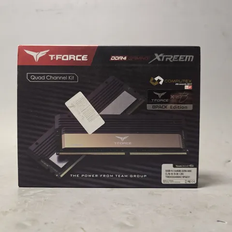 BOXED T-FORCE DDR4 GAMING XTREEM QUAD CHANNEL 32GB KIT