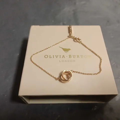 BOXED OLIVIA BURTON INTERLINK BRACELET IN ROSE GOLD 