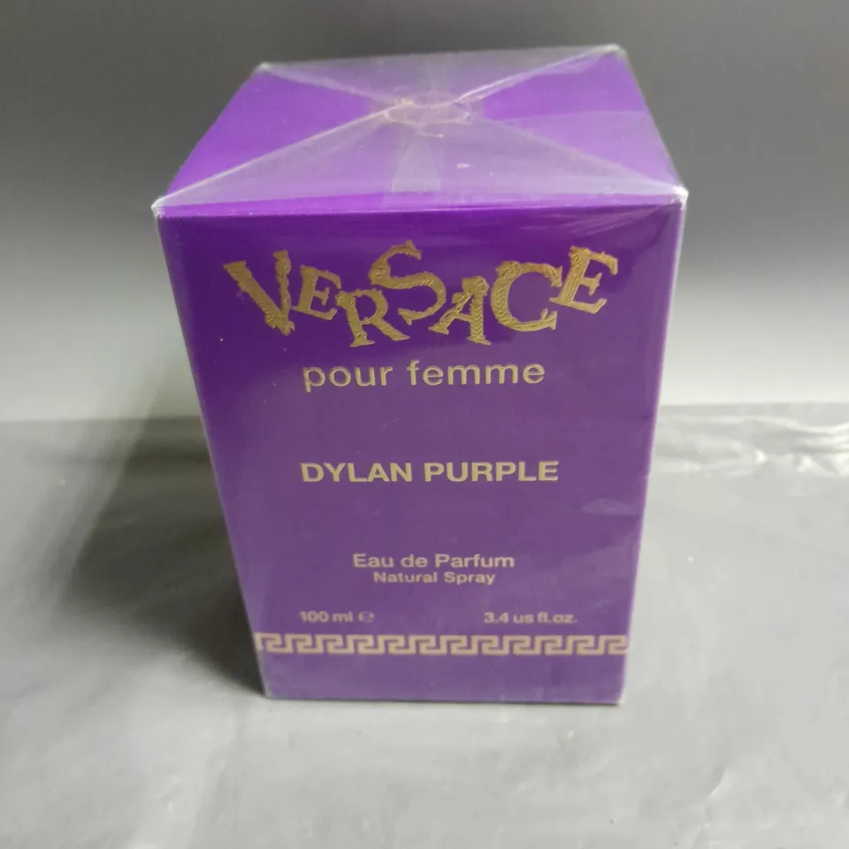 BOXED AND SEALED VERSACE DYLAN PURPLE EAU DE PARFUM 100ML