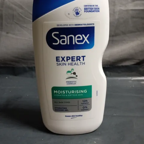 LOT OF 6 BOTTLES OF SANEX EXPERT SKIN HEALTH MOISTURISING SHOWER GELS 450ML PER BOTTLE