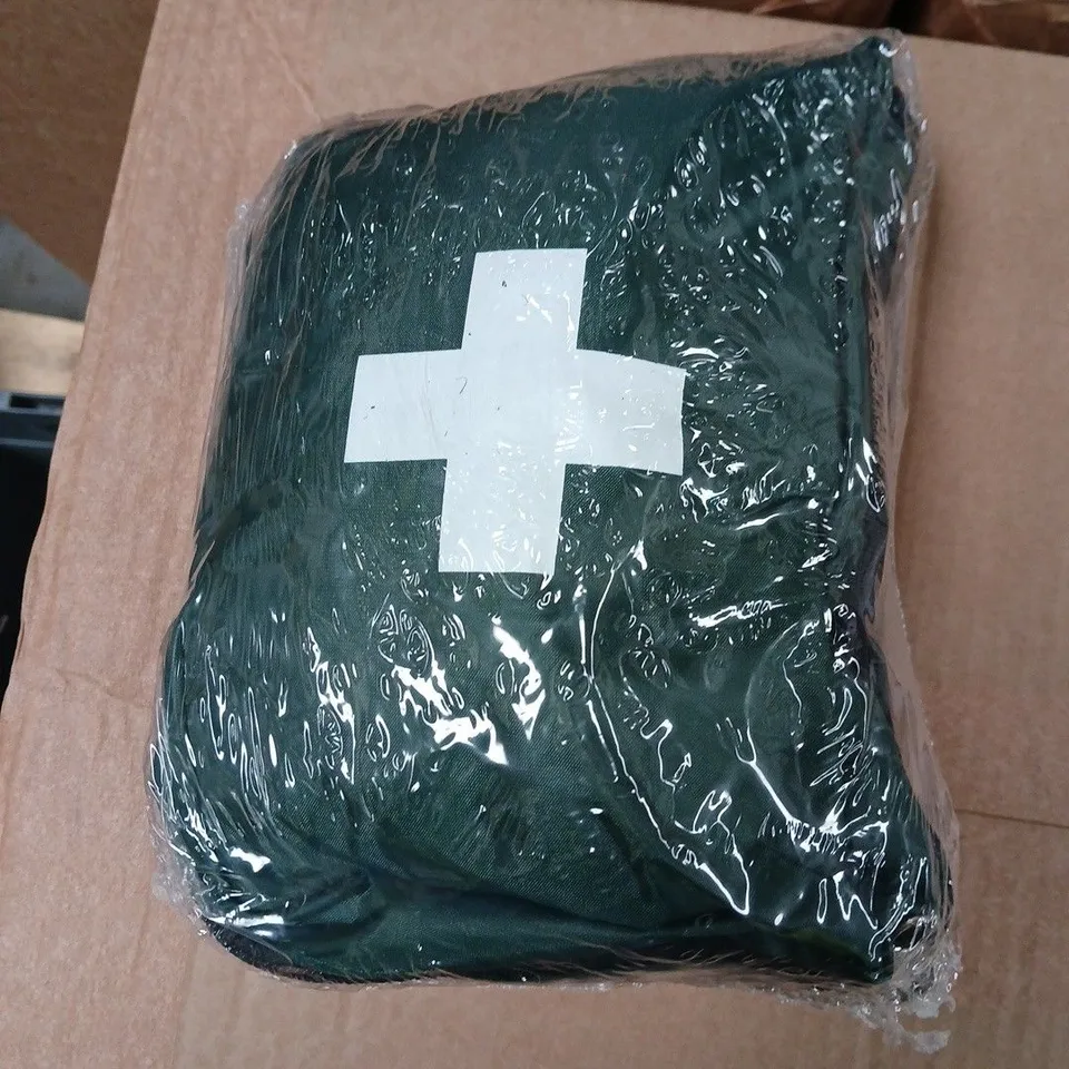 APPROXIMATELY 9 ASSORTED ITEMS INCLUDING FIRST AID KIT AND HYPA COVER DRESSINGS