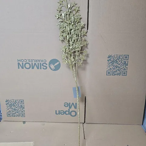 12X GISELA GRAHAM FAUX FLOWER GOLDEN STARS