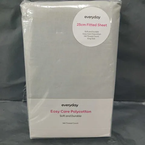 EVERYDAY 25CM FITTED SHEET - KING 