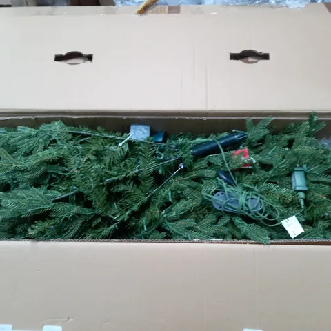 SANTA'S BEST 116 FUNCTION PRE-LIT AUBURN CHRISTMAS TREE - COLLECTION ONLY