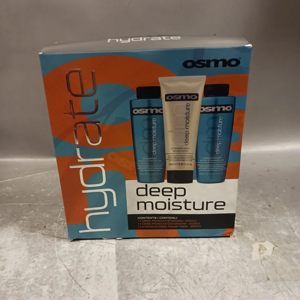 OSMO HYDRATE DEEP MOISTURE HAIR CARE TRIO