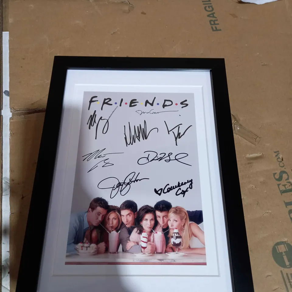SIGNED FRIENDS POSTER 