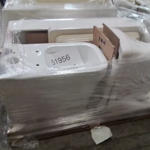 PALLET OF ASSORTED BATHROOM PRODUCTS TO INCLUDE;CROSS GRAND RIMLESS,PANDORA WALL HUNG TOILET,