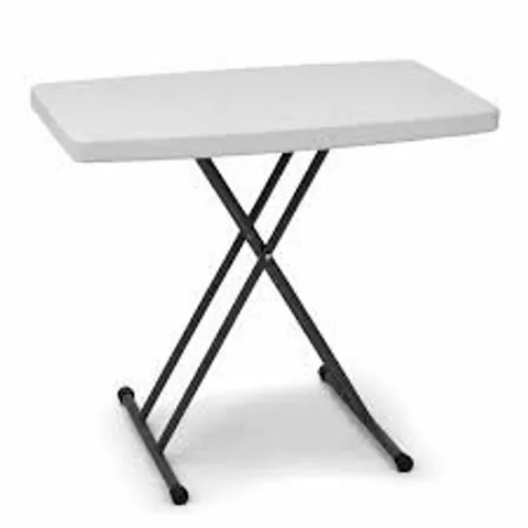 BOXED 2.5FT 76CM FOLDING HEAVY DUTY OUTDOOR TRESTLE PARTY GARDEN TABLE