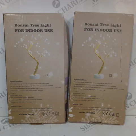 BOX OF APPROXIMATELY 15 ASSORTED HOUSEHOLD ITEMS TO INCLUDE BONSAI TREE LIGHT, ETC
