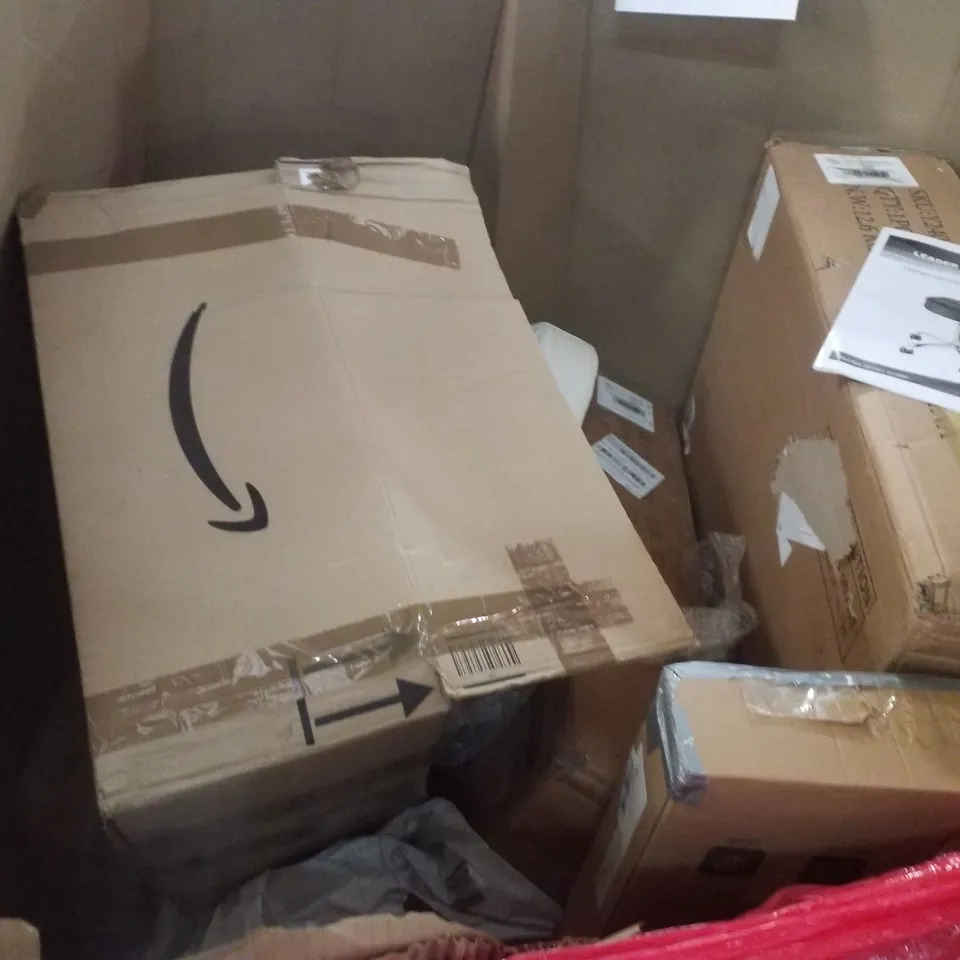 PALLET OF ASSORTED HOUSEHOLD GOODS AND PRODUCTS TO INCLUDE;COOKER HOOD,PORTABLE PLAYER,LED CONTROL DEVICE 