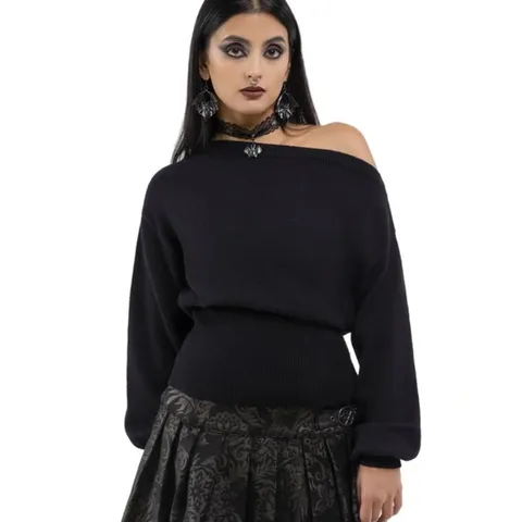 BRAND NEW KILLSTAR - ELDRITCH - BLACK WOMEN'S JUMPER SIZE XL