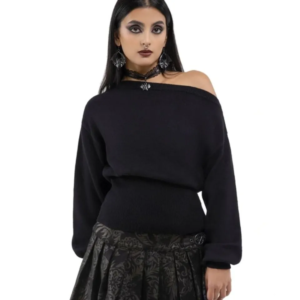 BRAND NEW KILLSTAR - ELDRITCH - BLACK WOMEN'S JUMPER SIZE XL
