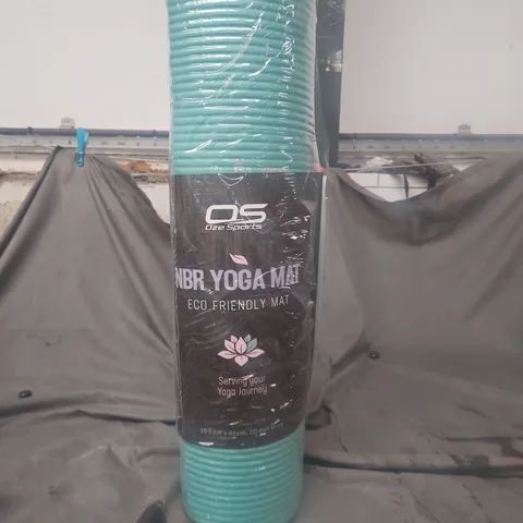OZE SPORTS NBR YOGA MAT – ECO FRIENDLY, TURQUOISE, 183 CM X 61 CM X 10 MM